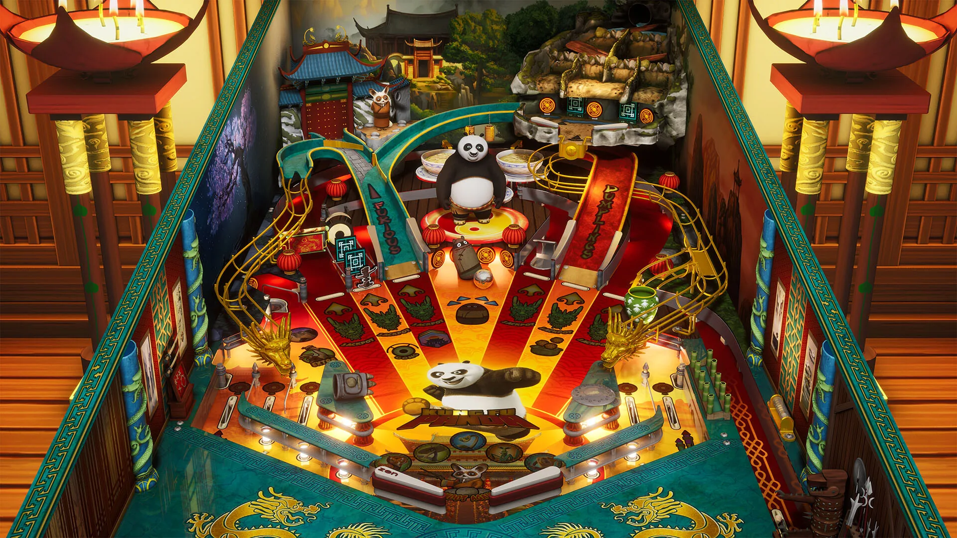 Kung Fu Panda™ table on the BUMP Pro